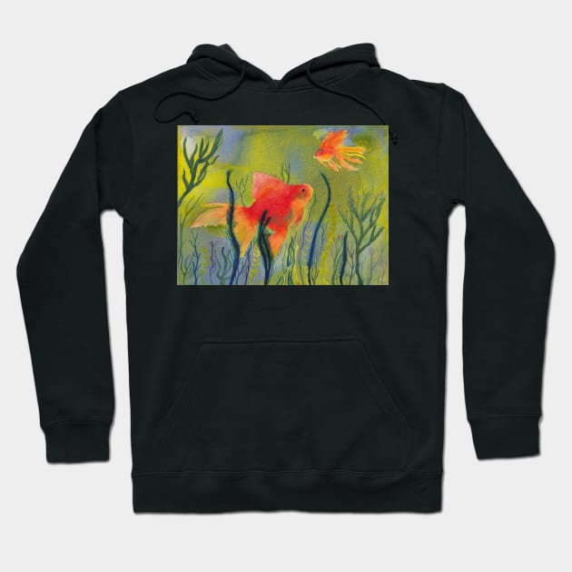 Something Fishy Going On Hoodie by ConniSchaf